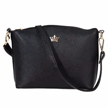Fashion Women Leather Handbags Imperial Crown Small Shell Bag Women Messenger Bag Ladies Shoulder Crossbody Bag