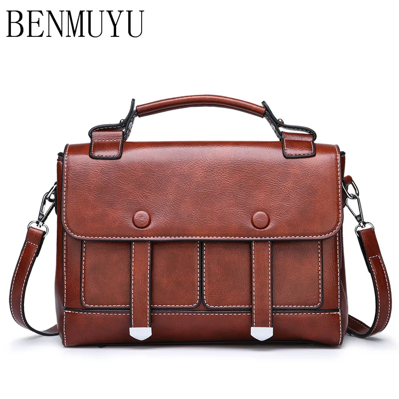 

2019 new leather women's bag, stylish double-arrowhead kelly handbag, vintage sewing one-shoulder bag cross-body bags