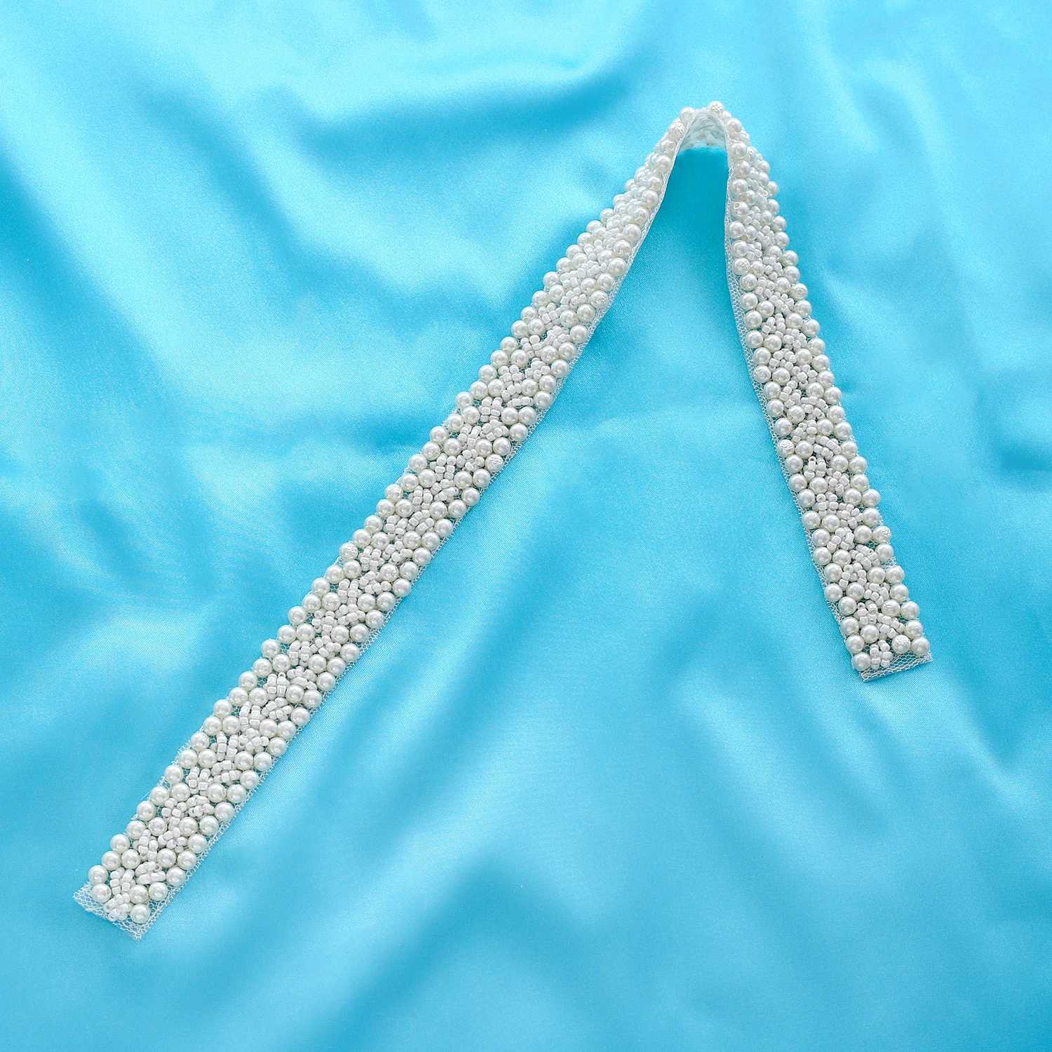 SESTHFAR Pearls Wedding Belts handmade Bridal Belts Fashionable Pearl Beaded Bridal Sashes Wedding Accessories images - 6