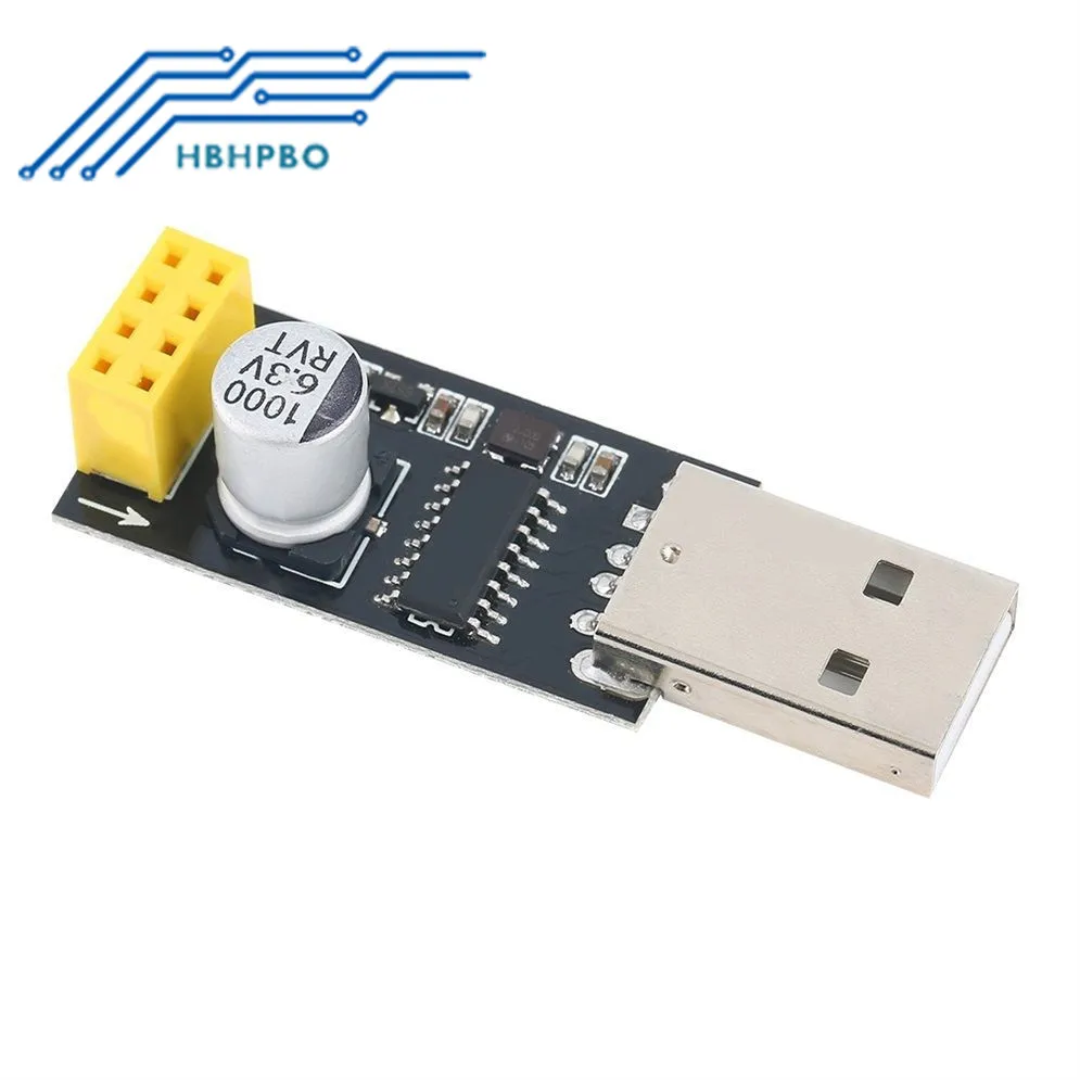 ESP01 программист адаптер UART GPIO0 ESP 01 adaptaterr ESP8266 USB к последовательный Беспроводной Wi