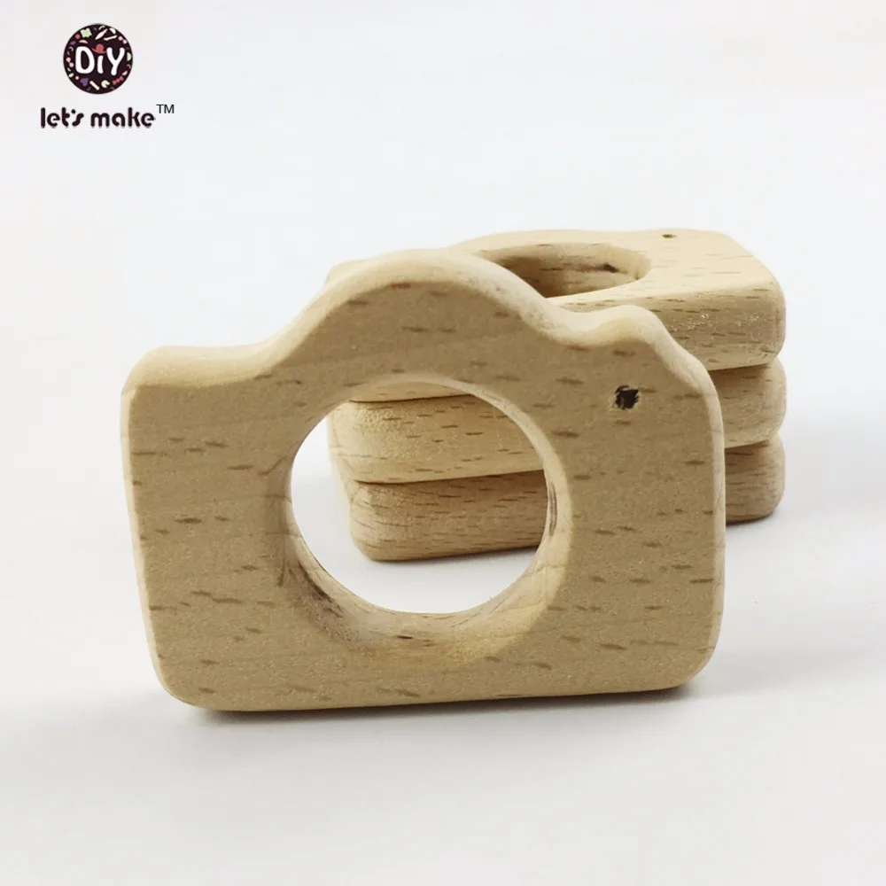 wooden teether shapes