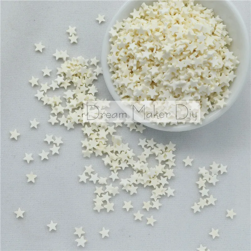 

100g/lot Polymer Hot Clay Sprinkles Lovely Star for Crafts Making, DIY Confetti
