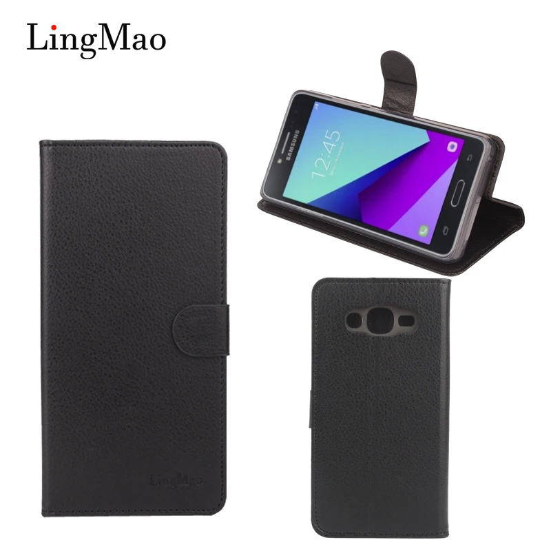 For Samsung Galaxy J2 Prime Case Leather Flip Litchi Grain Vintage Luxury Wallet Phone Bag for | Мобильные телефоны и