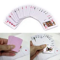 Мини-покер маленькие игральные карты Семейная Игра путешествия игра 5,3*3,8 см