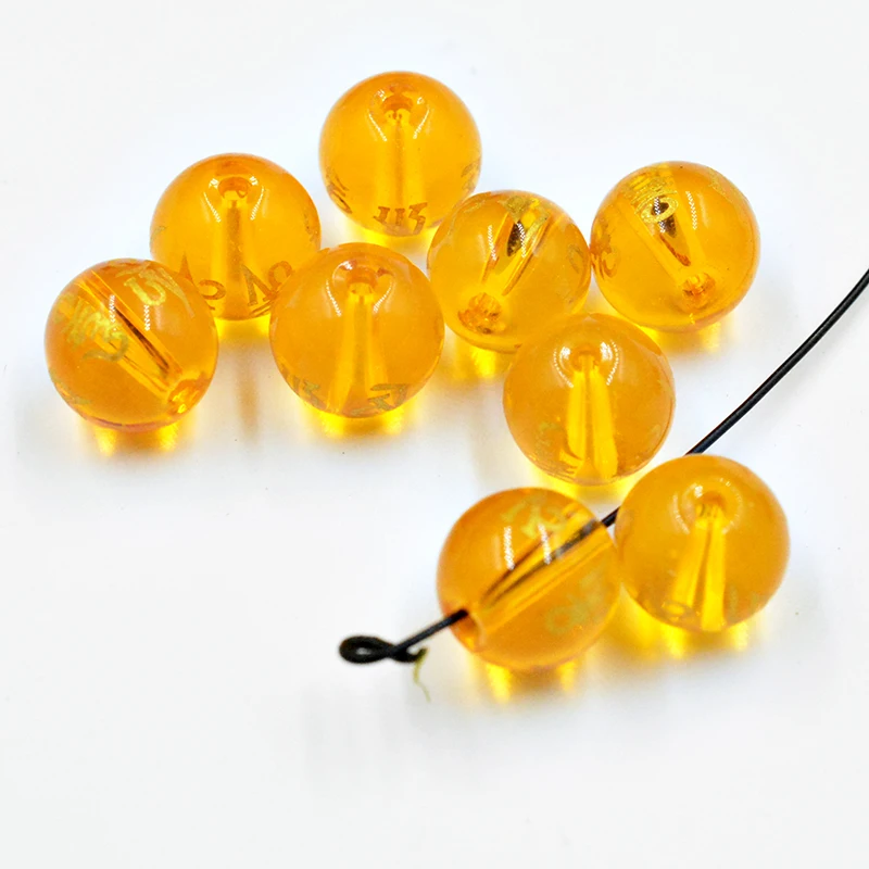 

FLTMRH Citrines: Round Citrin Beads,Selectable Size DIY Loose Beads For Bracelet Making Strand