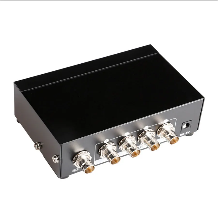 High quality 4 Port SDI Splitter distributor 1 input 4 output Duplicator Support SD HD 3G High Quality MT-VIKI SD104