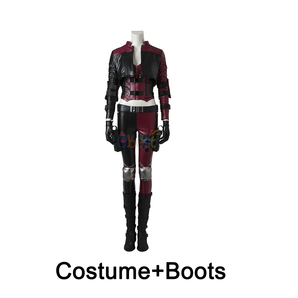 Injustice 2 Injustice Gods Among Us Харли Куинн Косплей Костюм ручной работы - Цвет: Costume With Boots