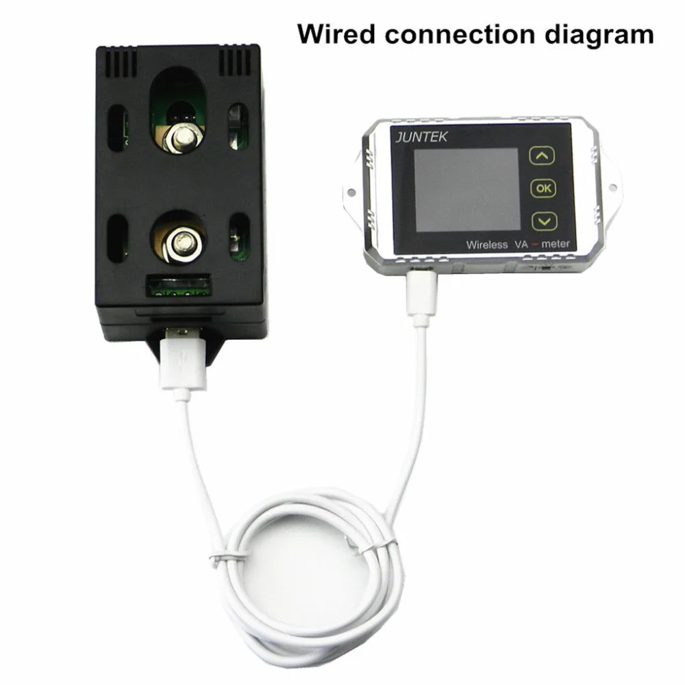 50A wireless DC volt AMP power meter Battery Monitor capacity Coulomb counter
