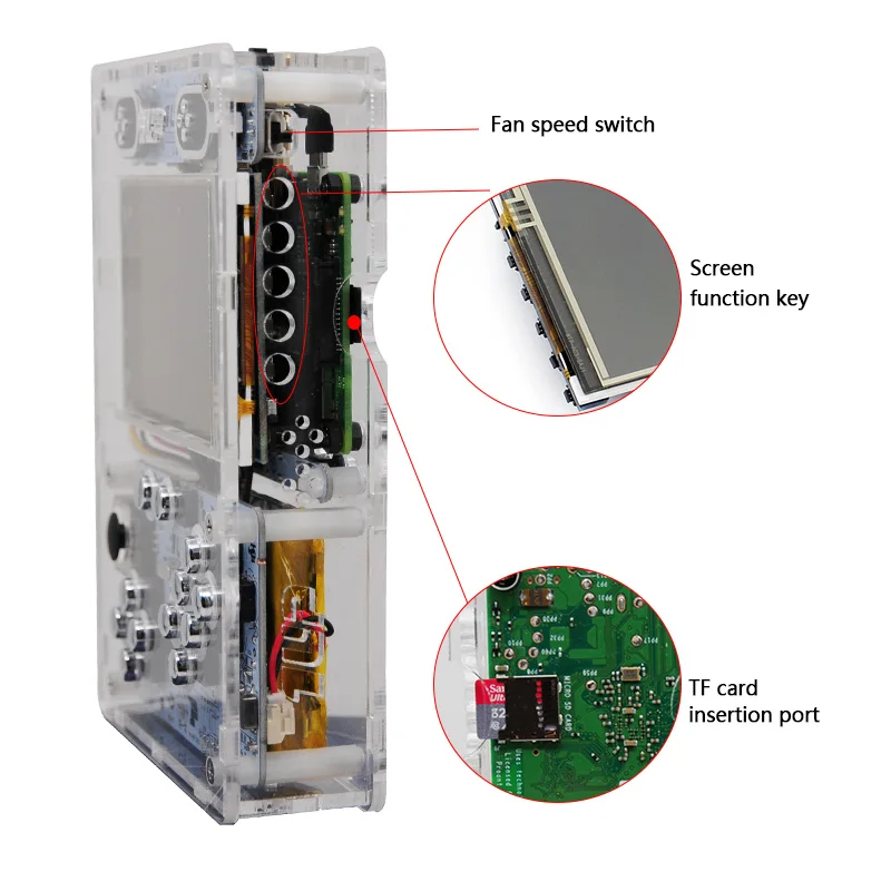 Console de jogos de vídeo diy raspberry