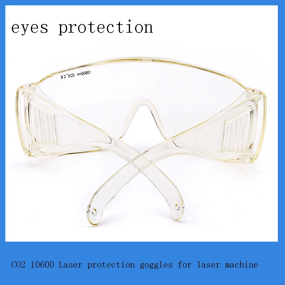 Co2 laser wavelength 10600 nm of eyes protection goggles for co2 laser