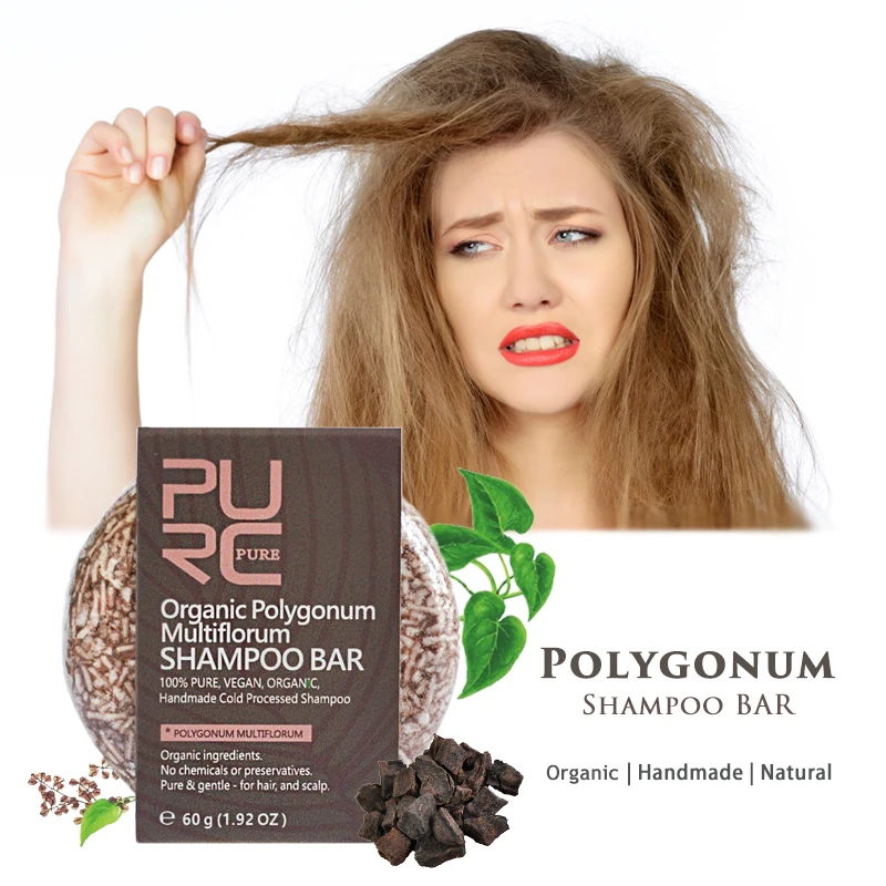 PURC Organic Polygonum Multiflorum Shampoo Bar