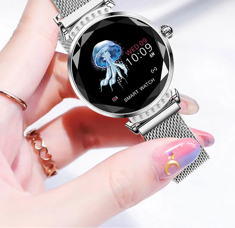 H2 Модные Смарт-часы для женщин Прекрасный браслет монитор сердечного ритма мониторинг сна Smartwatch подключение IOS Android новое поступление