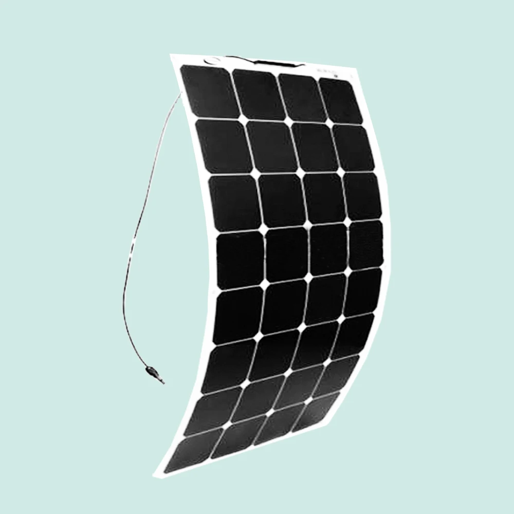 Панель солнечных батарей монокристаллический 200 W Складная солнечных панелей 2 шт. 18 в 100 Вт с 20A контроллера 12В или 24В 200 ватт 100 ватт системы