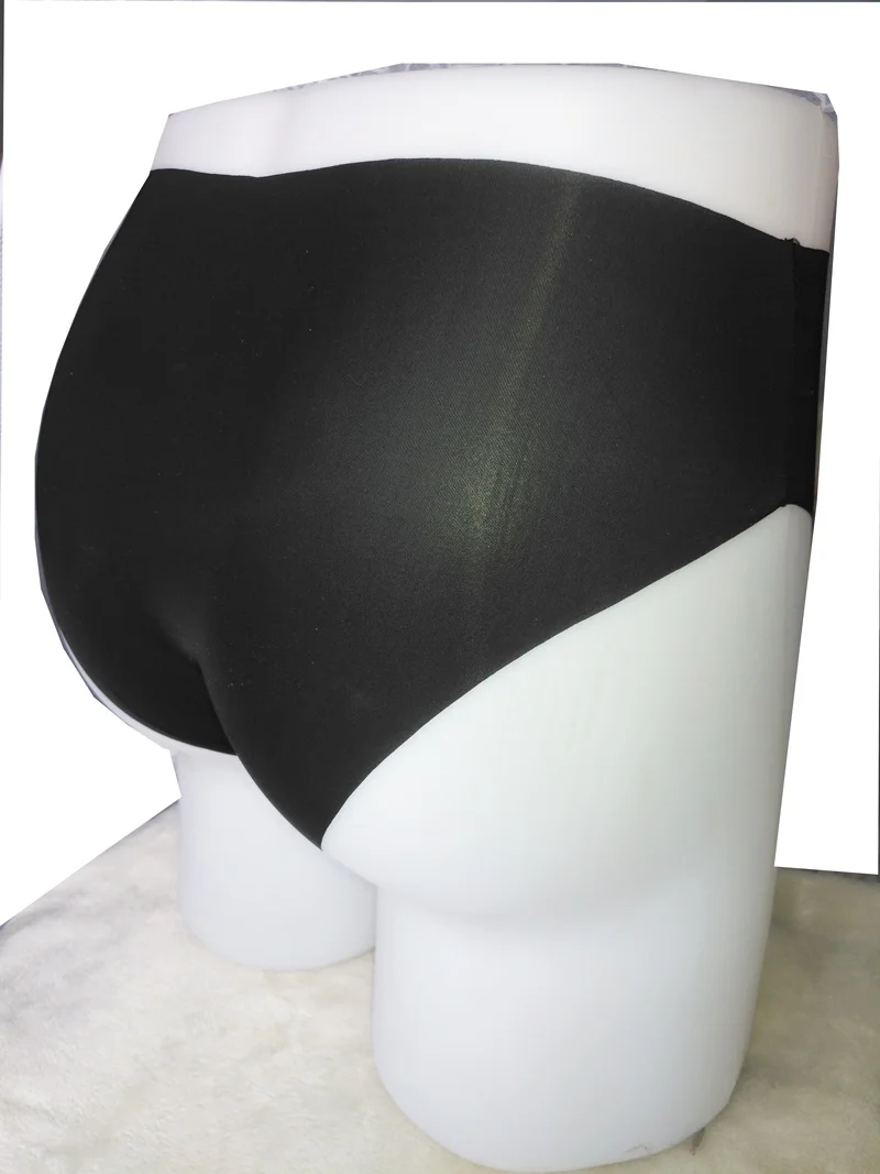 Anti-snagging High-density Super-thin Icy Transparent High-reflective Mens Briefs SW09B058B