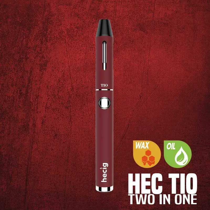 Hecig CBD & WAX Oills pen HEC TIO испаритель вейп комплект электронной сигареты два в одном