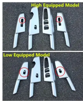 

Left Hand Drive Window Lift Switch Adjusting Button Cover Trim 4pcs For Kia Sportage 4th Generation 2016 2017