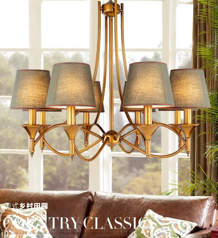 Contemporary Chandelier, Modern American Style Dining Room Chandeliers Lighting Fixture Pendant Light for Bedroom Living Lamp (3)