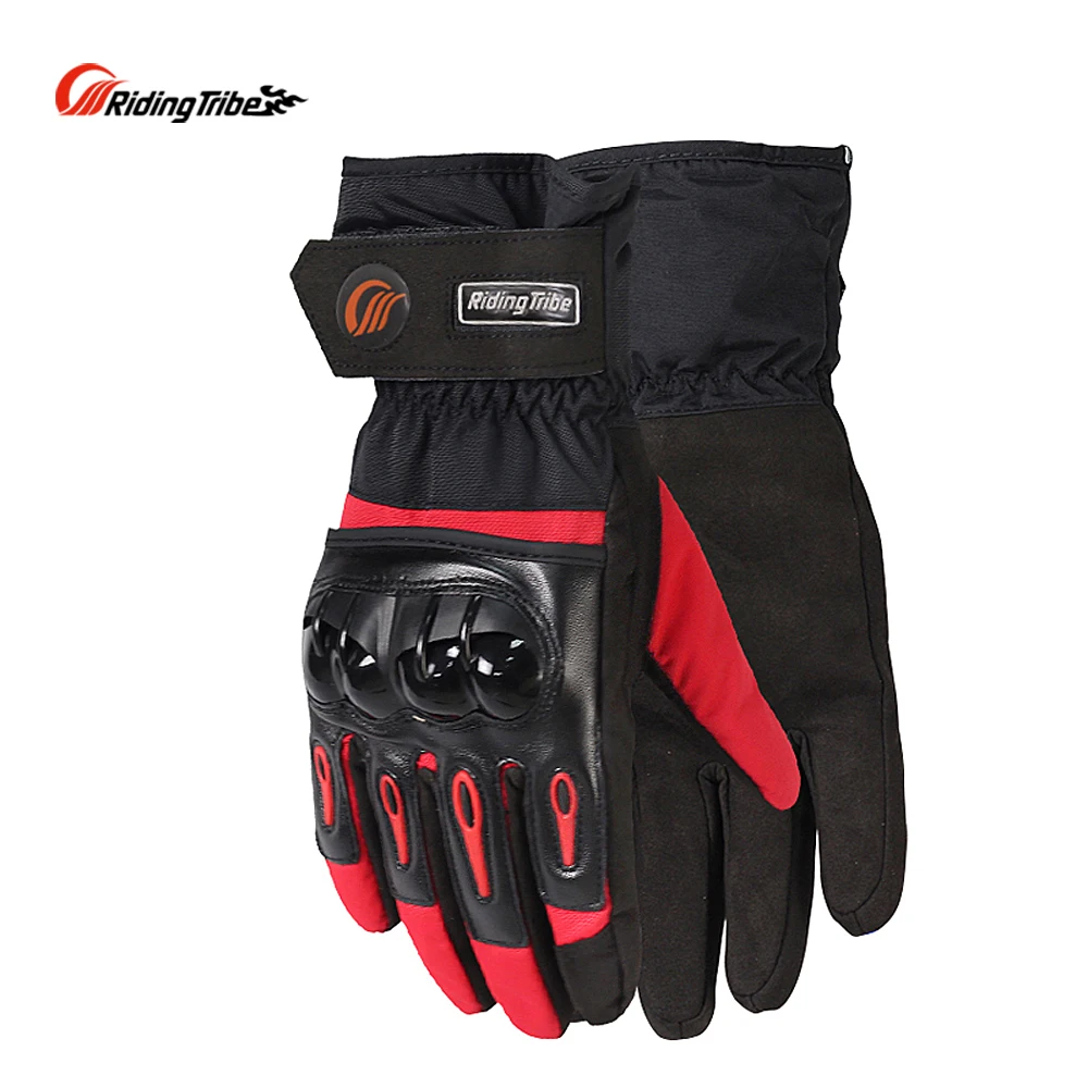 

Riding Tribe Motorbike Gloves Touch Screen Waterproof Keep Warm Anticollision Hands Protection Winter Full Finger Gloves MTV-08