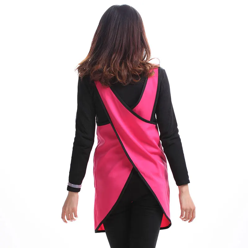 Sleeveless Apron Restaurant Coffee Shop Work Clothes Household Kitchen Apron With Pocket Vest Girl Women Apron Dress Waitress