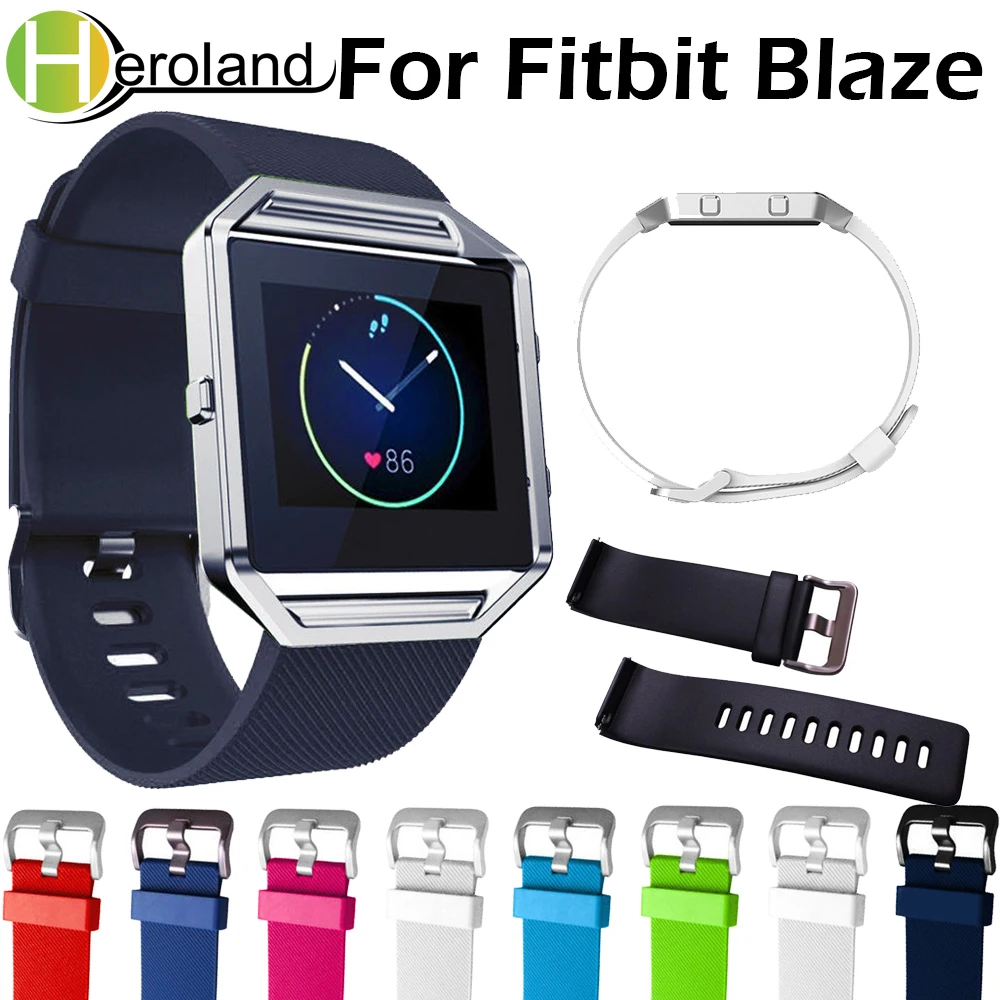 Дайвинг спортивные часы ремешок для fitbit blaze Силиконовый Браслет замена резины Браслет для fitbit blaze Смарт часы