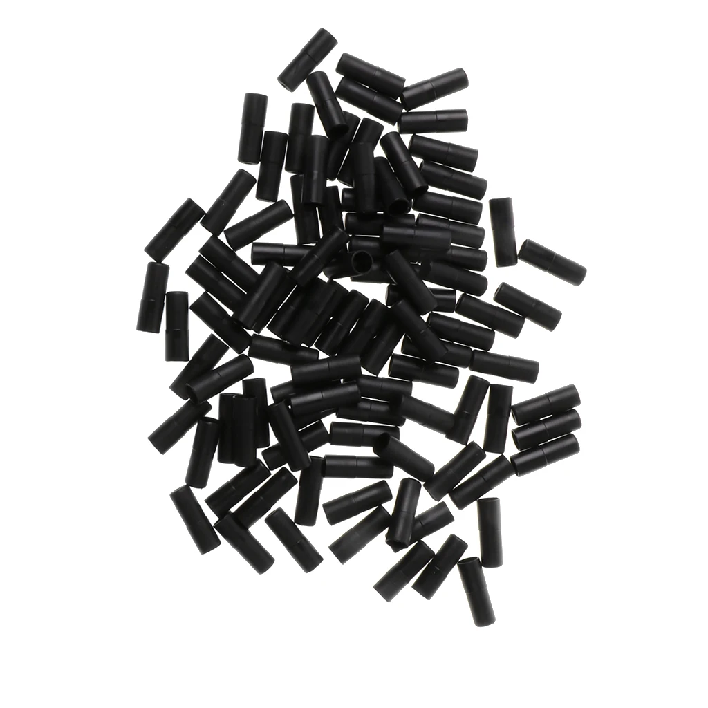 100 Pieces Bicycle Brake Cable End Caps Crimps Bike Brake Wire Line Housing Ferrules 5mm