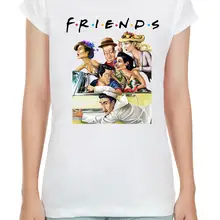 Женская футболка в стиле ТВ шоу с надписью Friends|Футболки|