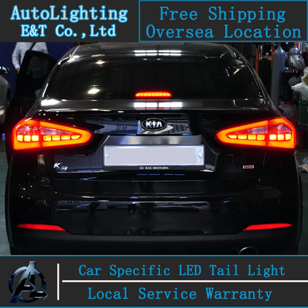 Auto Lighting Style LED Tail Lamp for KIA K3 led taillight assembly
