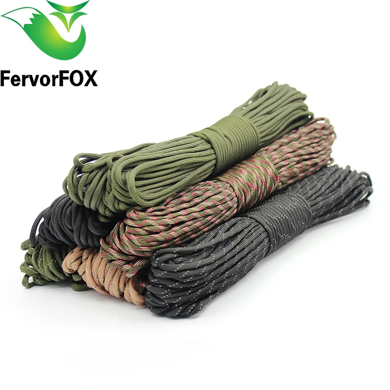 1 metre 3mm 550 Paracord Strands Parachute Cord Rope Lanyard Army green 33FT 10