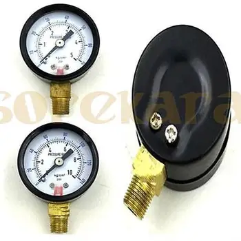 

40mm G1/8" 0-70/140 PSI Air Compressor Pressure Gauge Face Radial Mount Pneumatic