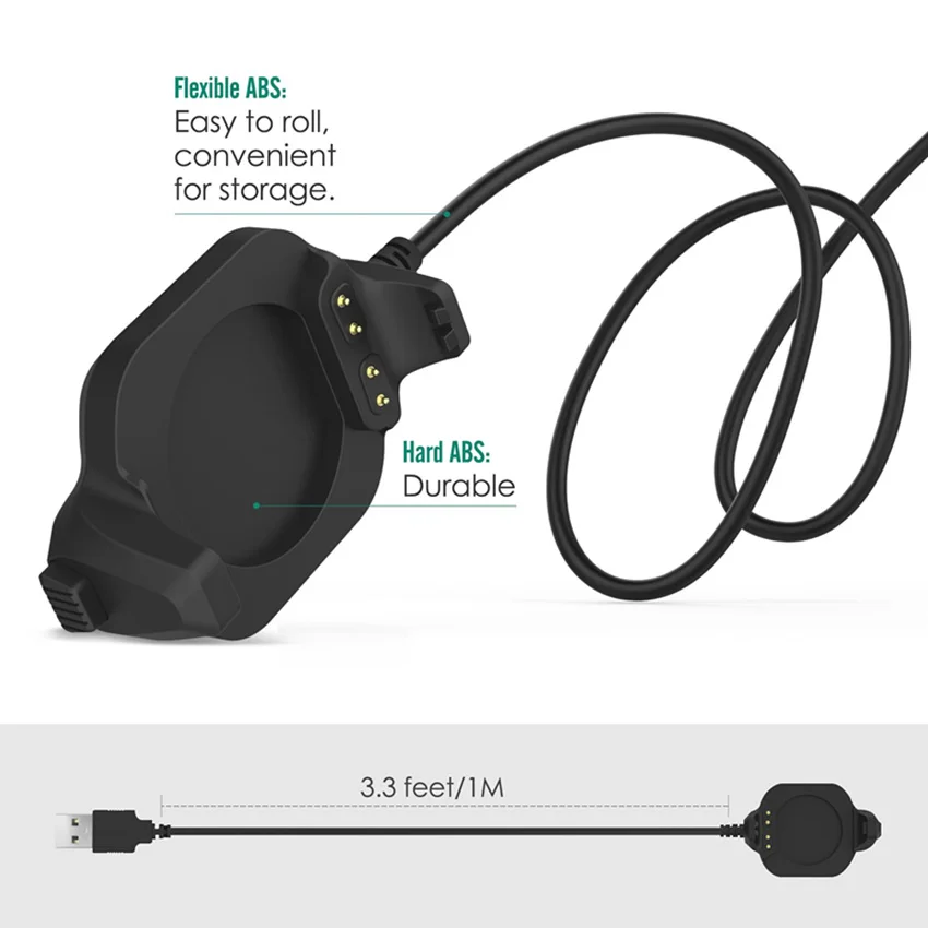 YSAGi подходит для Garmin Forerunner 920XT зарядное устройство usb портативный зарядный кабель замена зарядное устройство для умных часов