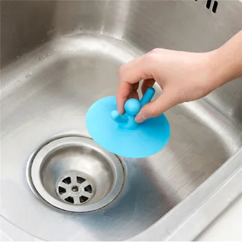 

Multifuctional Kitchen Washroom Bathroom Shower Waterproof Silicone Sink Plug Water Sink Bathtub Drainage Stopper Tool Cute