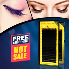 S&C All size,4 cases,7~15mm MIX,20sheets/tray,mink eyelash extension,false eyelashes,individual eyelashes