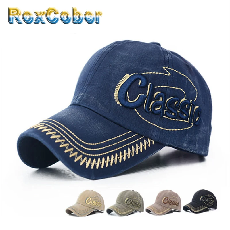 Бейсболка унисекс RoxCober с вышитыми буквами хлопковая бейсболка уличная Кепка для