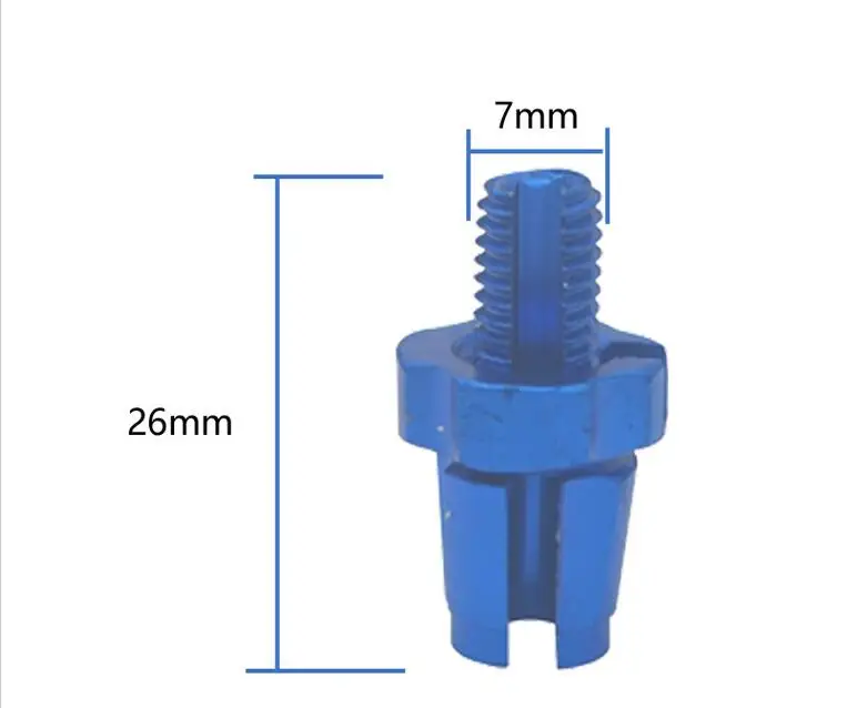 Велосипедный горный велосипед тормоз алюминиевого сплава гайка Регулировка тормоза винт Регулировка гайка 7 мм резьба тормоза запчасти