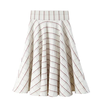 

New Retro High Waist Women Skirt Elegant Ladies Midi Pleated Skirts for Woman to Office Top Quality Saia Feminina Plus Size 4XL