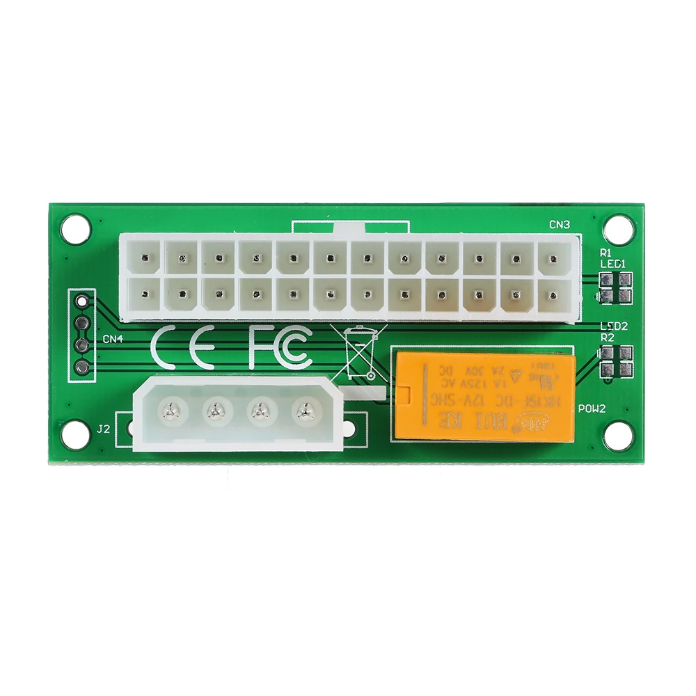 4pin To 24pin Dual Power Supply Starter Daisy Chain Connecter Syne Starter Relay Adapter Add 2