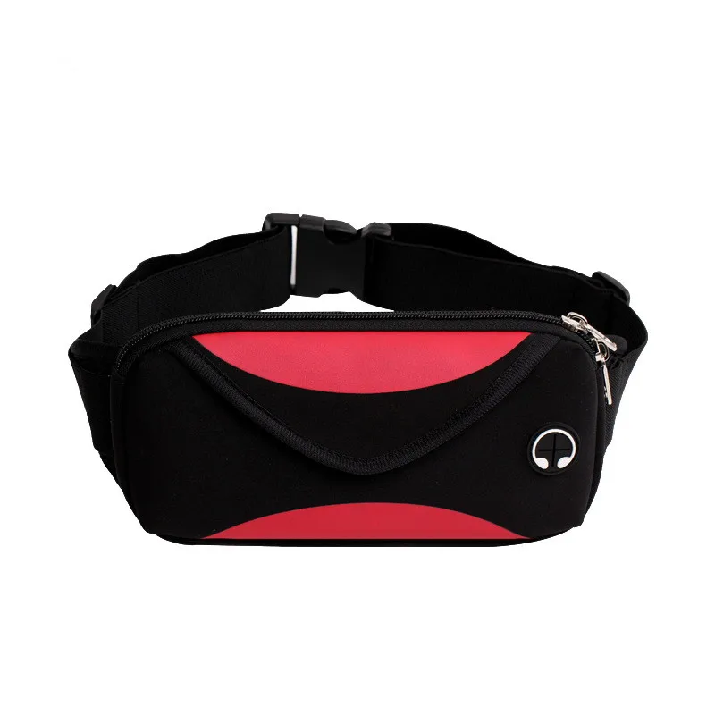 Модная Мужская поясная сумка, поясная сумка унисекс, водонепроницаемая поясная сумка, Женская поясная сумка, мужская сумка-кошелек для телефона, сумки - Цвет: Red