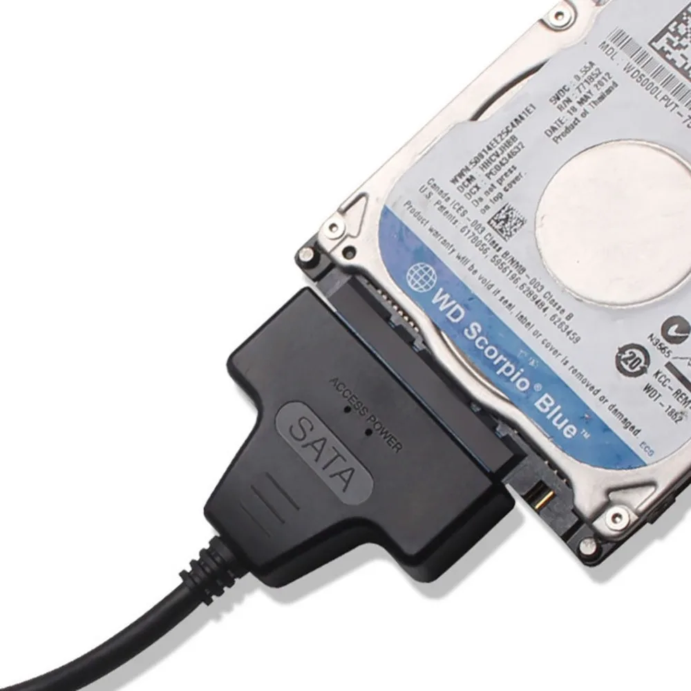22-Pin SATA USB 3,0 кабель 2,5 дюймов жесткий диск SATA адаптер конвертер для 2," ноутбука жесткий диск SSD sats кабель адаптер 20 см Длина Лидер продаж