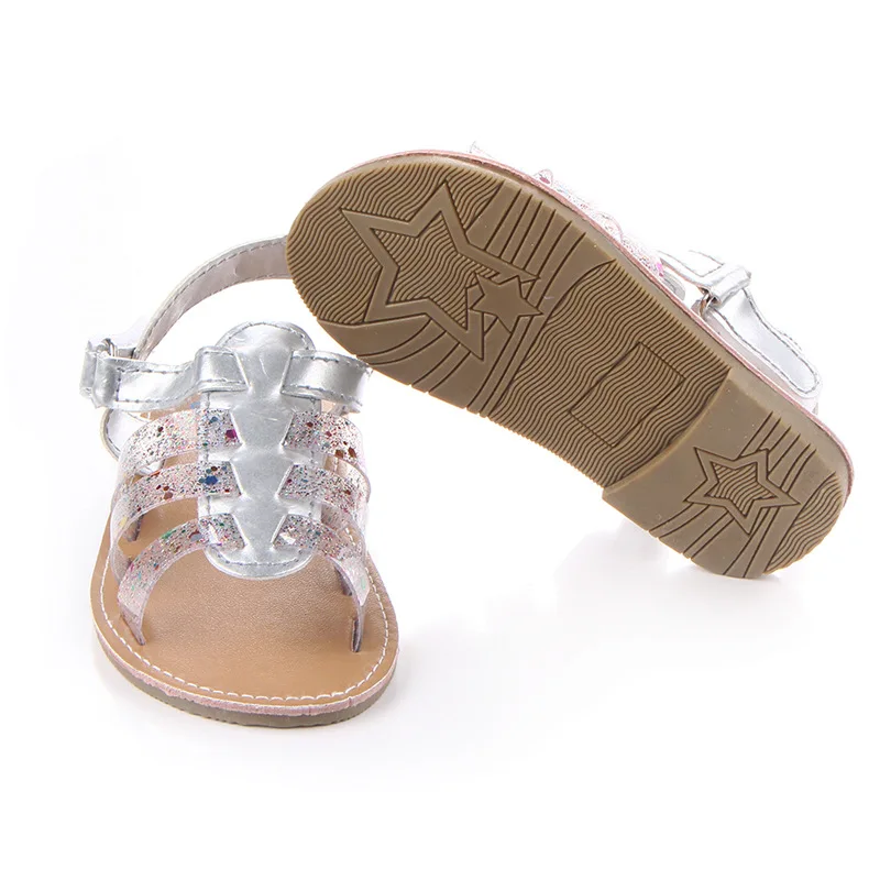 Hard Soled Summer Kids Girls Shoes Prewalkers Crib Newborn Infant Baby