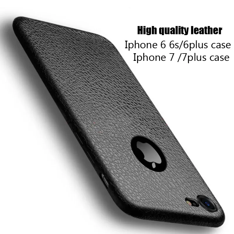 High quality leather phone case For Apple iPhone 6s Case soft TPU