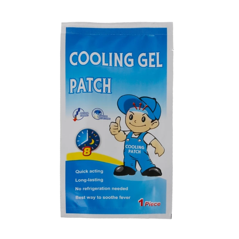 10 pcs Medical Grade Hydrogel Fever Reducing Pain Relief Cooling Patch