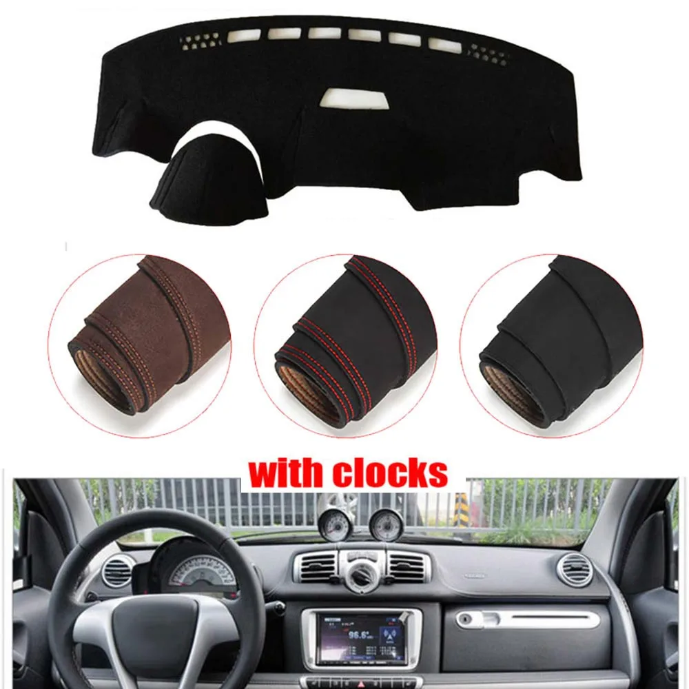 

Console Dashboard Suede Mat Protector Sunshield Cover Fit For Benz SMART 2011-2015
