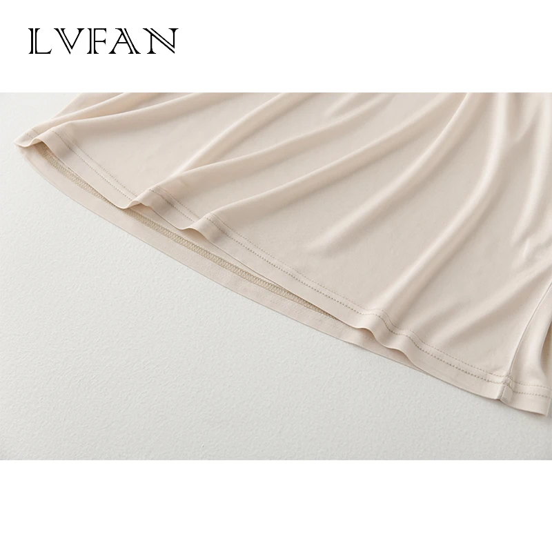 LVFAN Men's 100% Nature silk Sleep Tops Male Sleepwear Short Sleeve Solid Loose Plus Size Knitted Camisole LVFAN Men's 100% Nature silk Sleep Tops Male Sleepwear Short Sleeve Solid Loose Plus Size Knitted Camisole