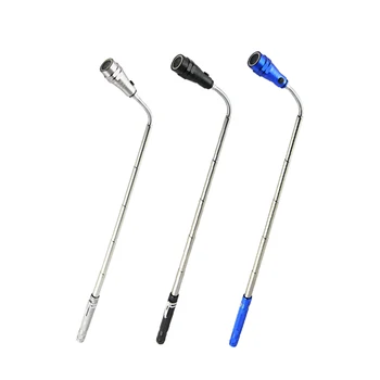 

Telescopic Flexible lantern LED Flashlight work light led lamp with magnet head Emergency pick Up torch Extendable Tool max 0.5m