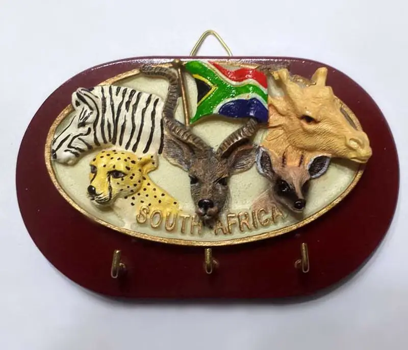 High end Fashion South Africa's Five Animal Key Hook 3D Fridge