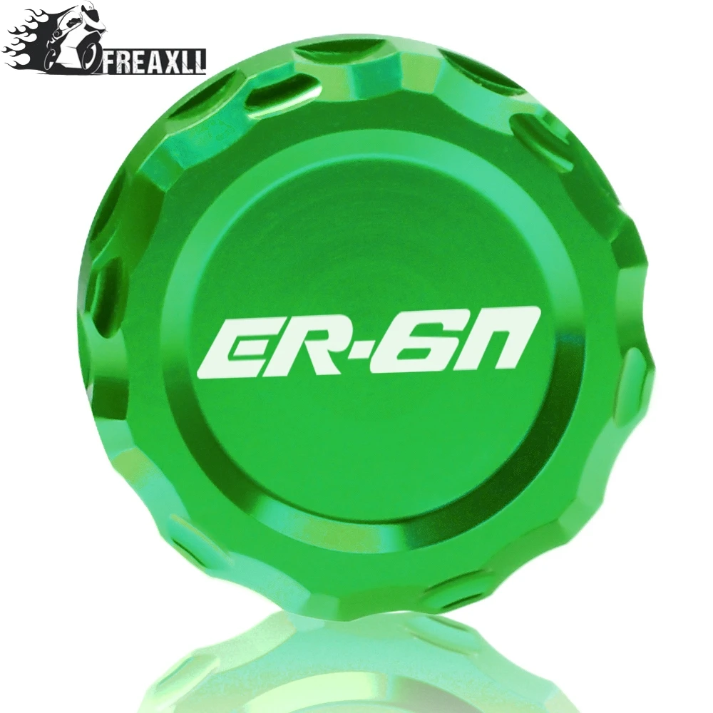 

Motorcycle Motorbike Accessories Reservoir Cover CNC Aluminum Rear Brake Fluid Reservoir Cap Cover For Kawasaki ER-6N er-6n ER6N