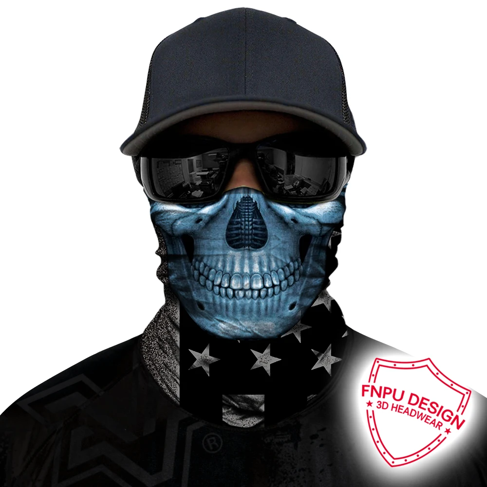 BJMOTO мотокросса Балаклава мотоциклетная маска для лица велосипедная бандана мотоциклетная маска для улицы теплый шейный лыжный шарф повязка на голову - Цвет: HR040863 Bandana
