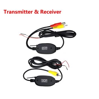 

2.4 Ghz Wireless Rear View Camera RCA Video Transmitter & Receiver Kit for Car Rearview Monitor FM Transmitter & Receiver