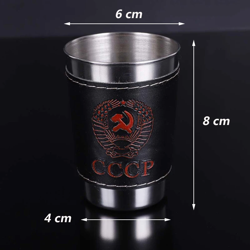 Портативные Кружки из нержавеющей стали для вина и виски 4 шт./лот 170 мл|Столовые
