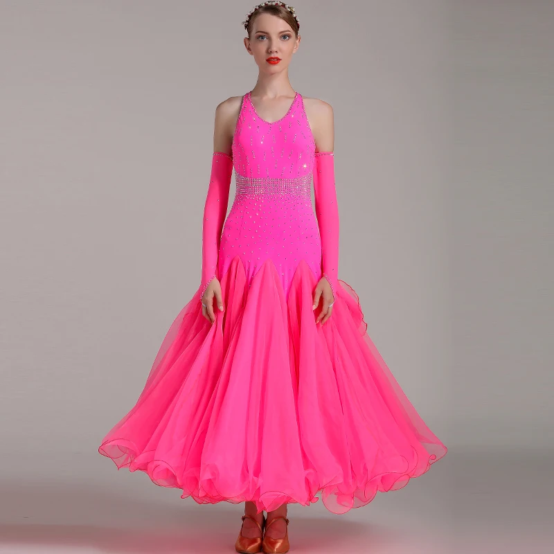 Сексуальное современное платье Бальные Танцевальные Костюмы флуоресцентные цветные танцевальные костюмы для леди 6 цветов - Цвет: Многоцветный